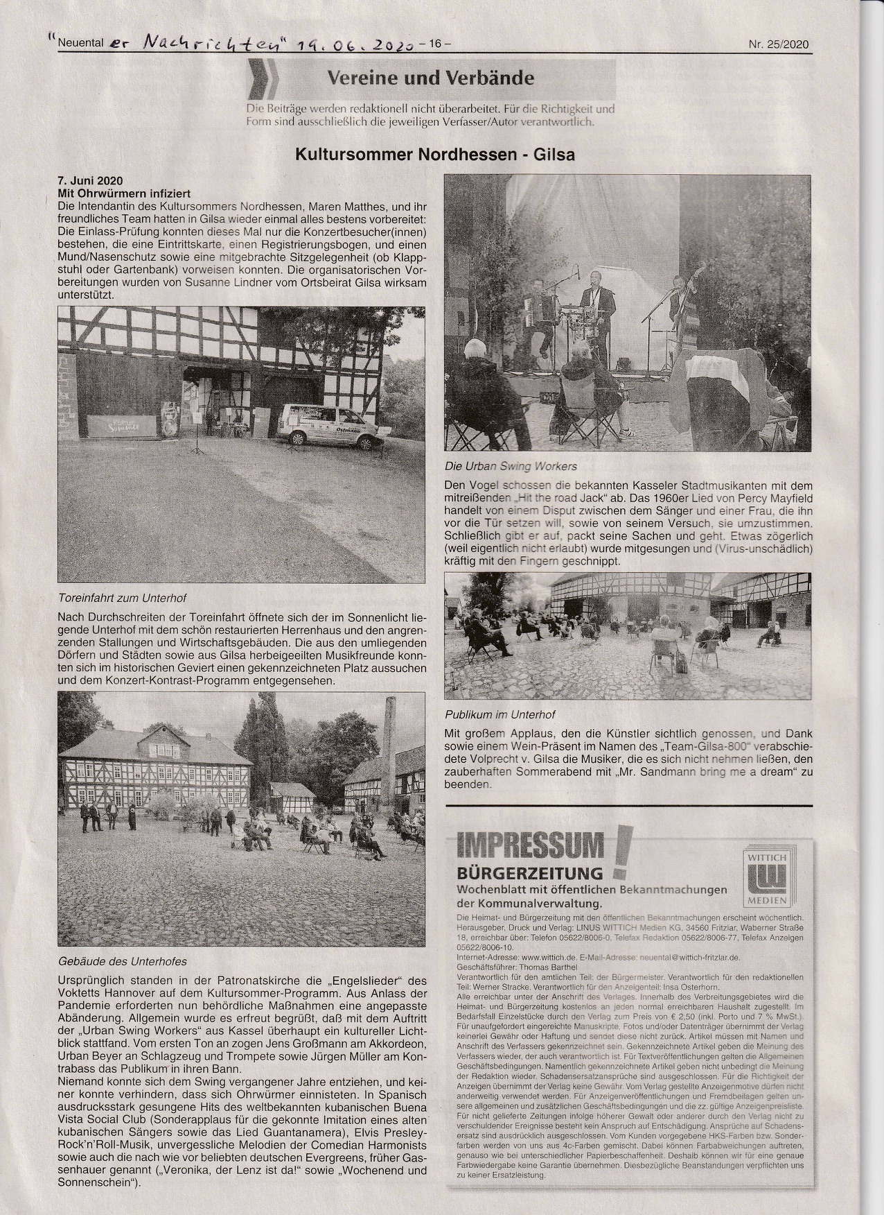 Siehe auch Seite "Presseartikel" für ein besser lesbares Dokument